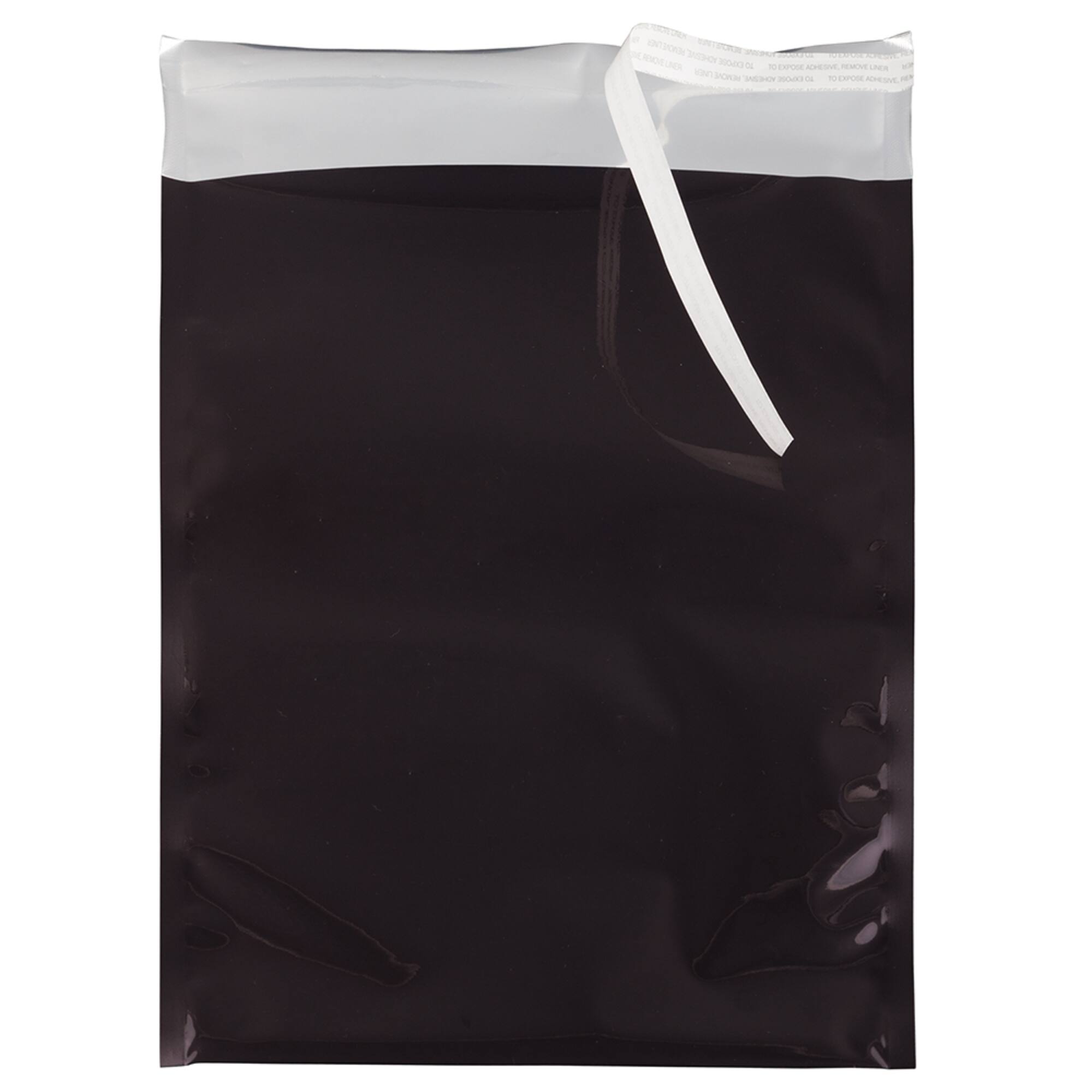 JAM Paper 10" x 13" Black Foil Self Adhesive Closure Envelopes, 25ct.
